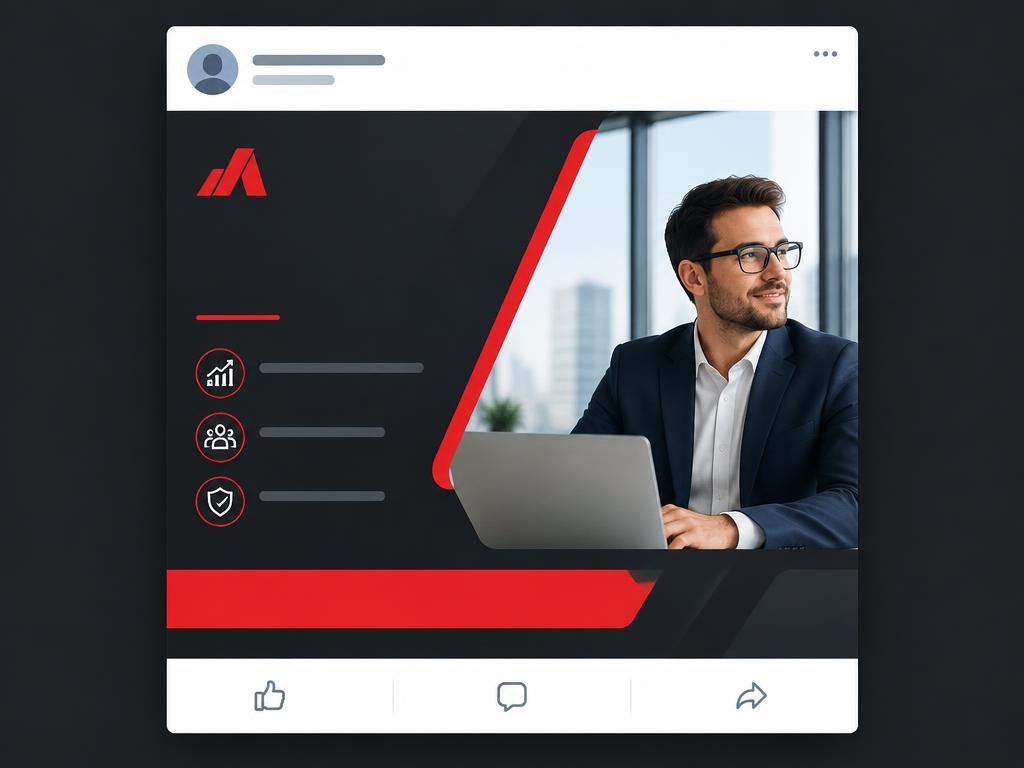 Facebook Posts template preview